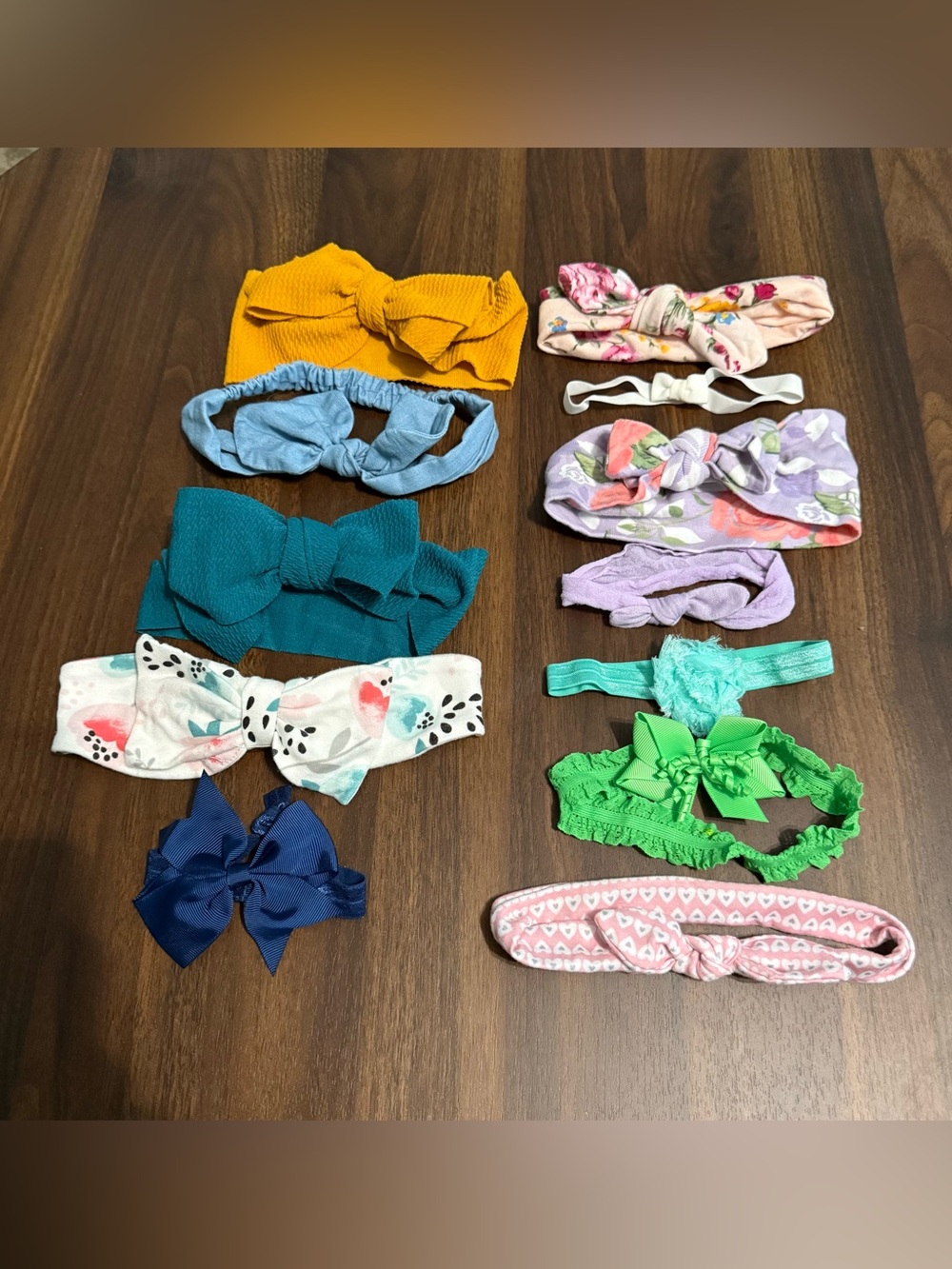 Baby girl headband bundle